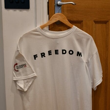 Charlie Kirk Freedom Shirt (Only Authentic TPUK Version) - £30